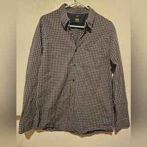 Lee Button Down Shirt, XL